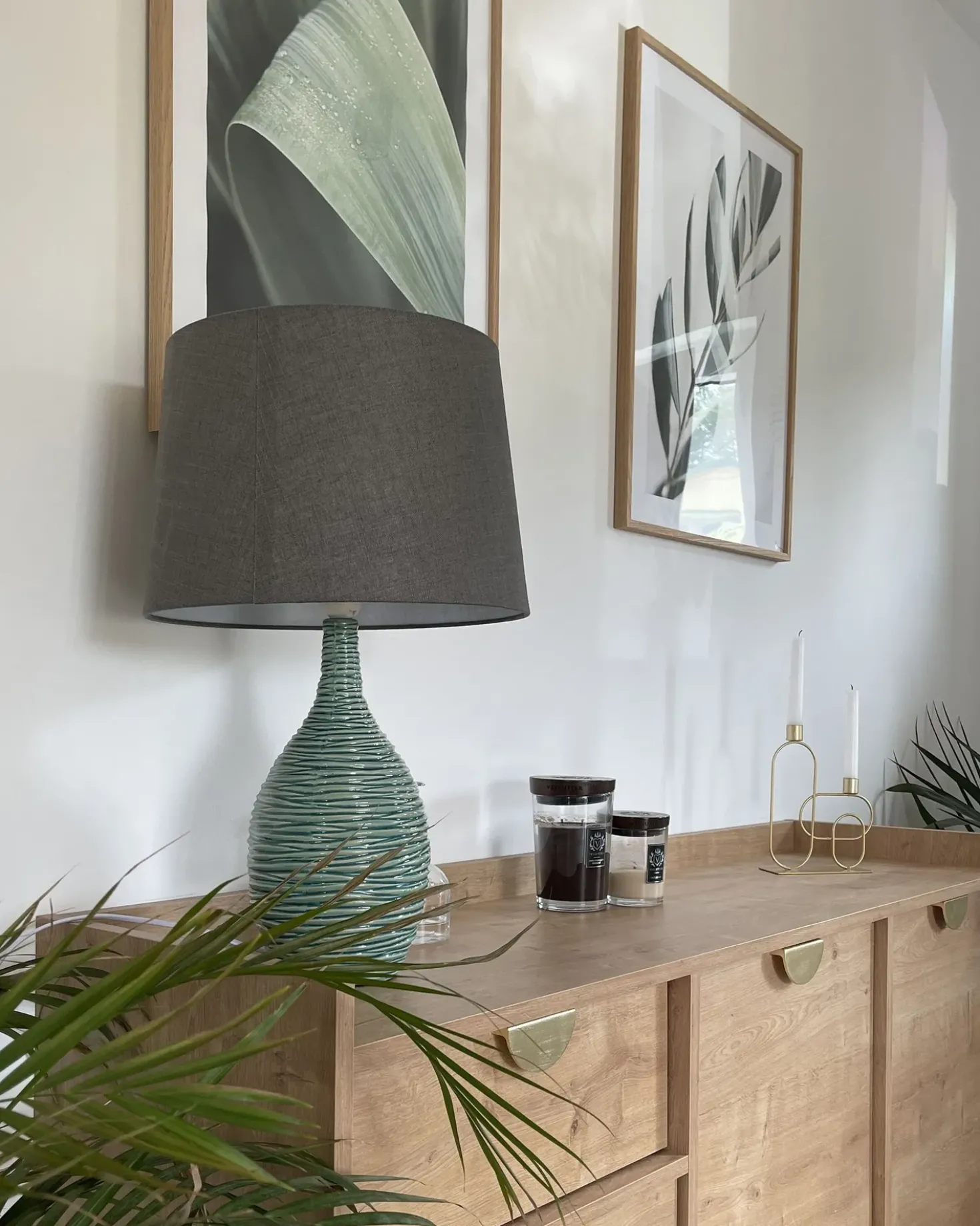 Lampada da tavolo ATSAS Ceramica Verde scuro