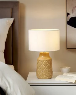 Lampada da tavolo BALAO Ceramica Giallo