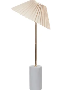 Lampada da tavolo BALUARTE Lino sintetico Beige