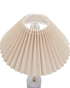 Lampada da tavolo BALUARTE Lino sintetico Beige