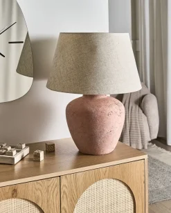 Lampada da tavolo BARTON Ceramica Marrone