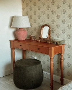 Lampada da tavolo BARTON Ceramica Marrone