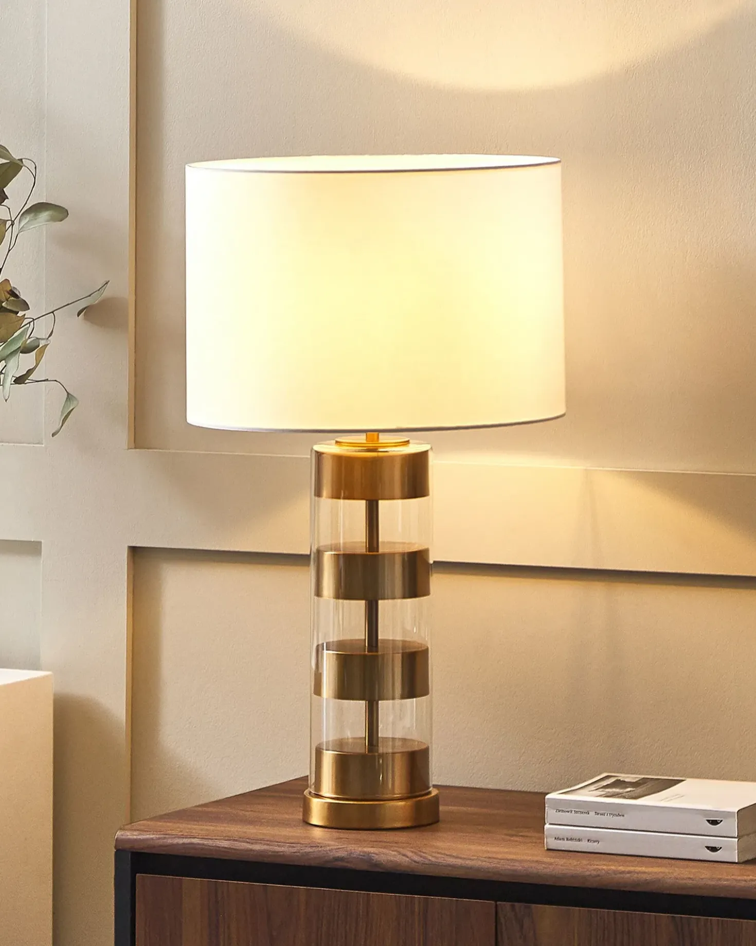 Lampada da tavolo BEATTON Metallo Oro