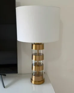 Lampada da tavolo BEATTON Metallo Oro