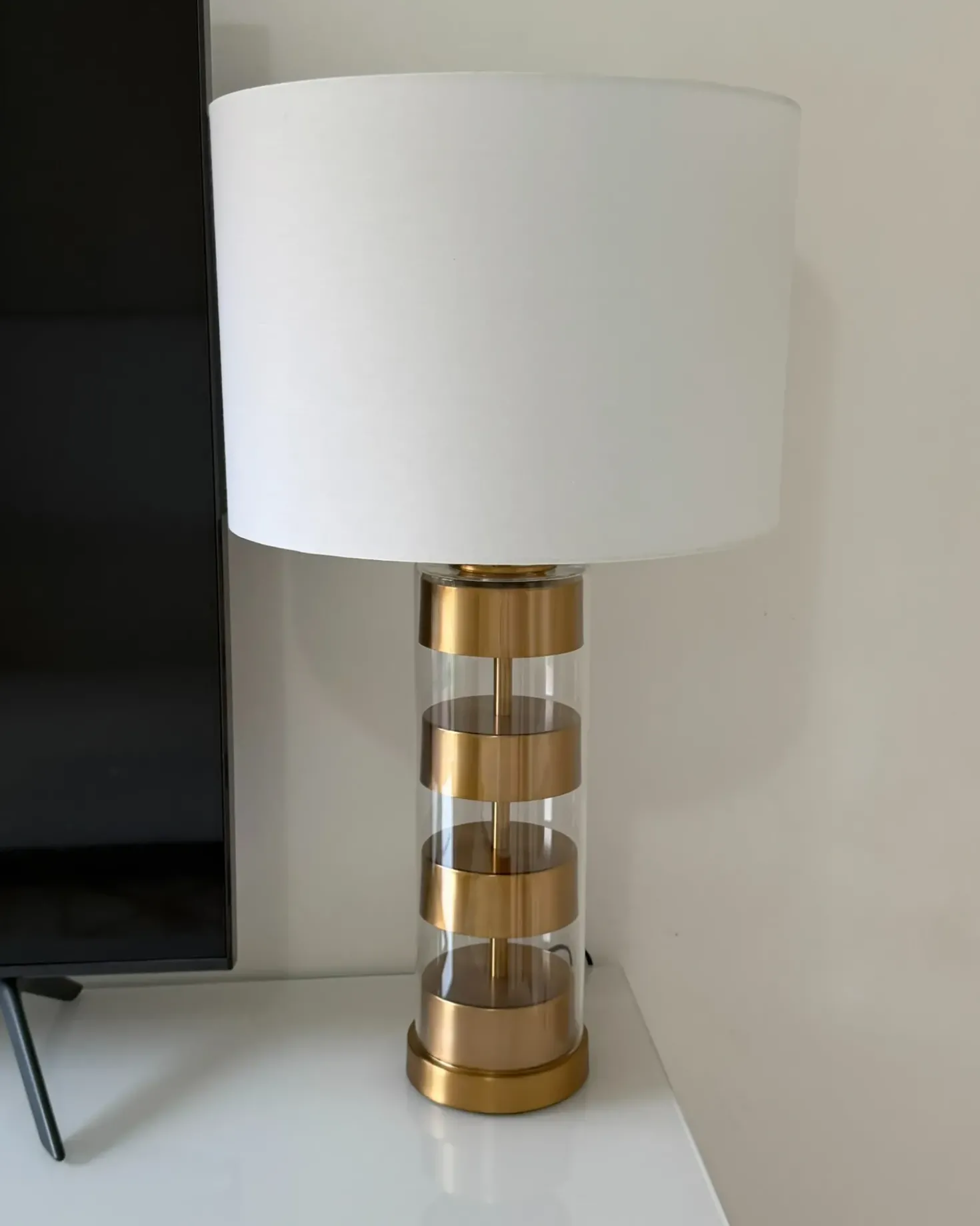 Lampada da tavolo BEATTON Metallo Oro