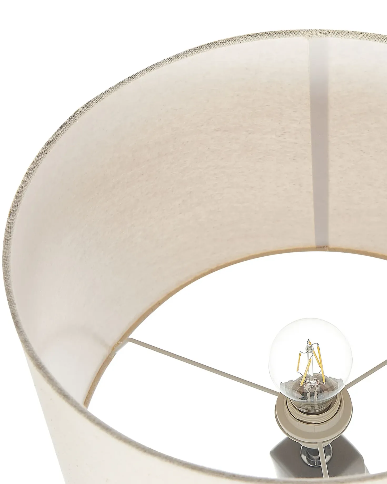 Lampada da tavolo BELAYA Ceramica Grigio