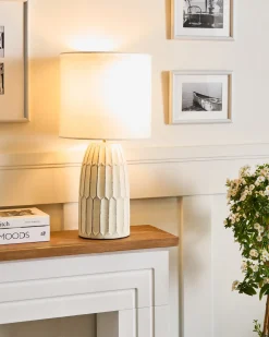Lampada da tavolo BELIHUL Ceramica Bianco sporco