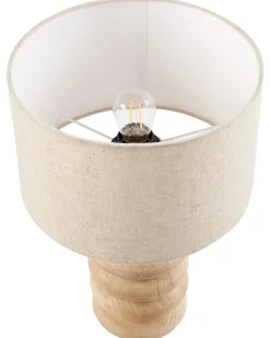 Lampada da tavolo BETWA Legno di mango Marrone chiaro