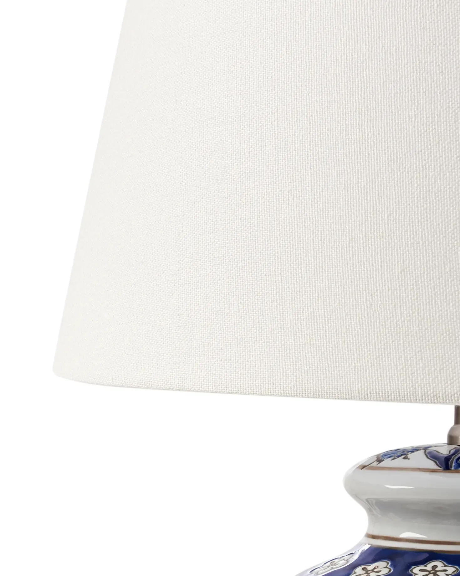 Lampada da tavolo BIJELA Porcellana Bianco/Blu