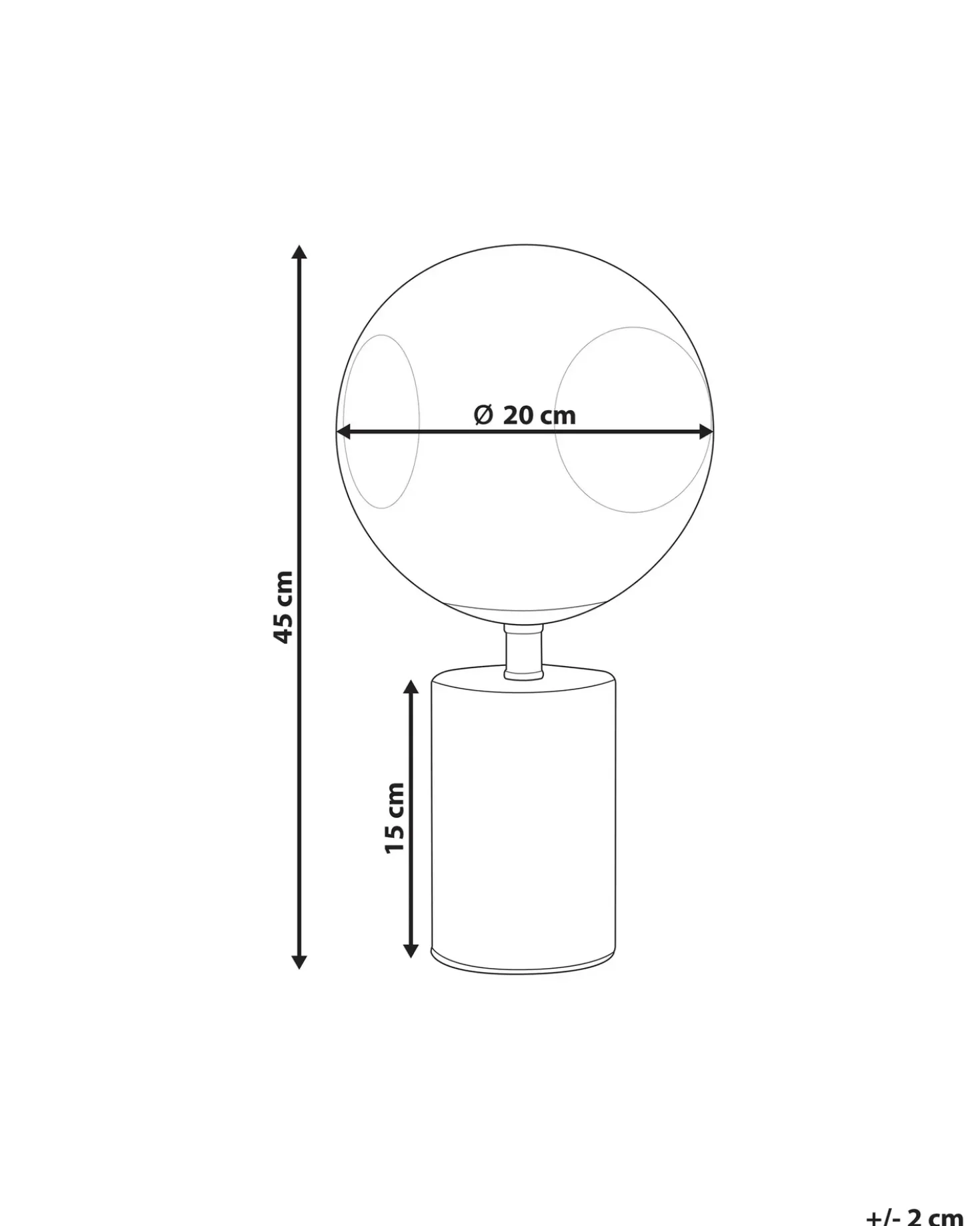 Lampada da tavolo BOYD Metallo Ottone