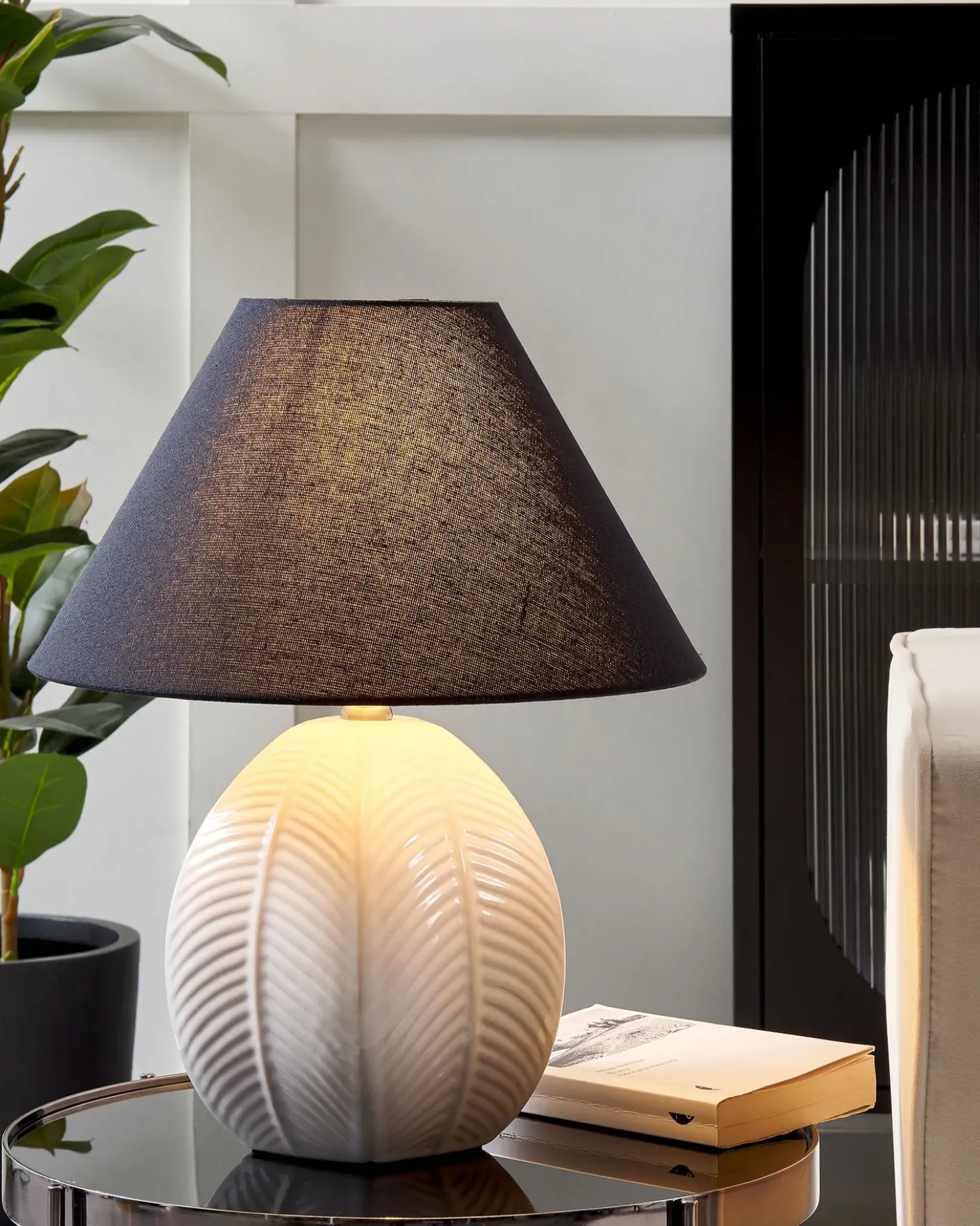 Lampada da tavolo CADENA Ceramica Beige