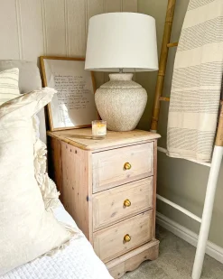 Lampada da tavolo CAINE Ceramica Beige chiaro