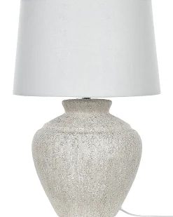 Lampada da tavolo CAINE Ceramica Beige chiaro