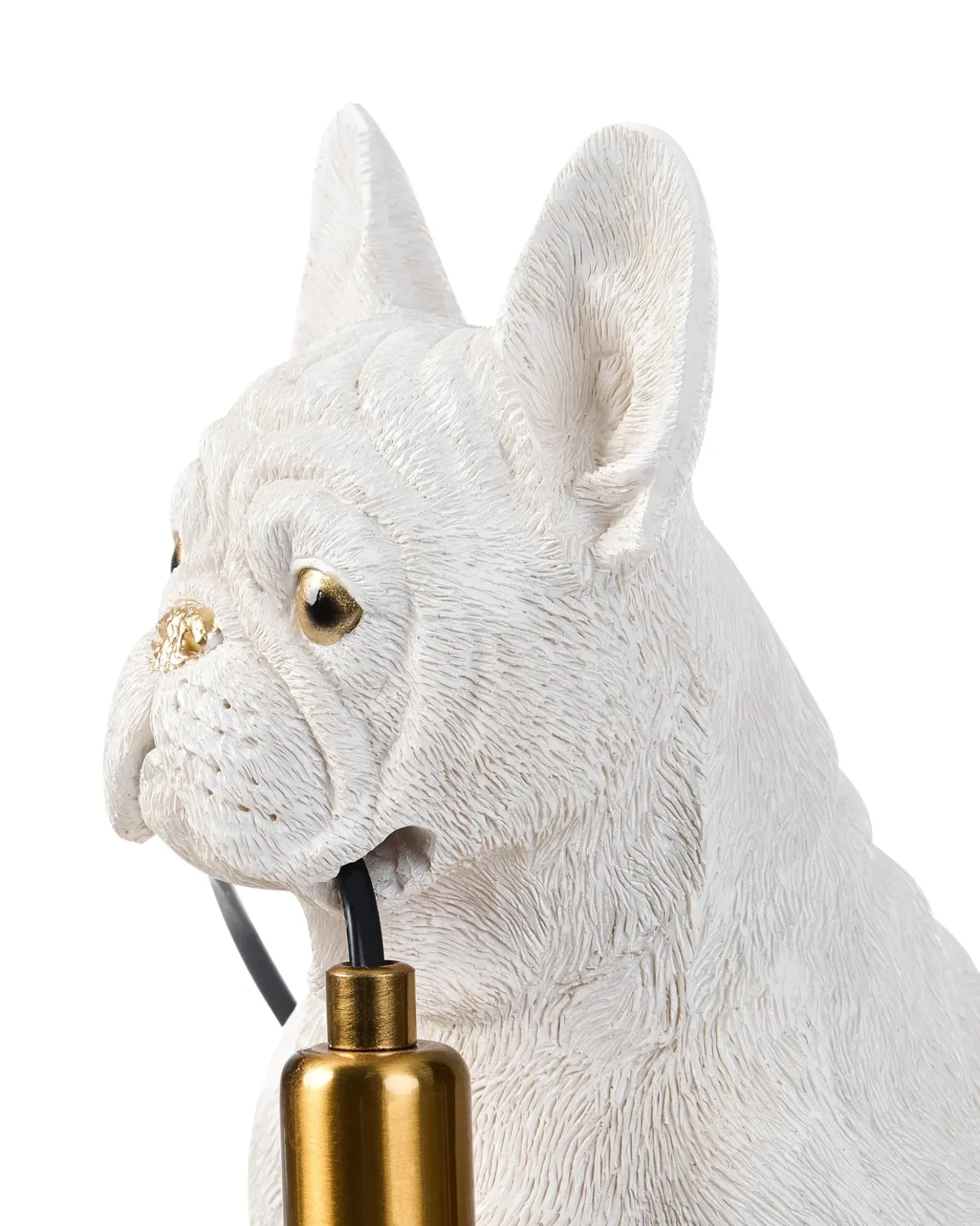 Lampada da tavolo Cane BRUNO Bianco