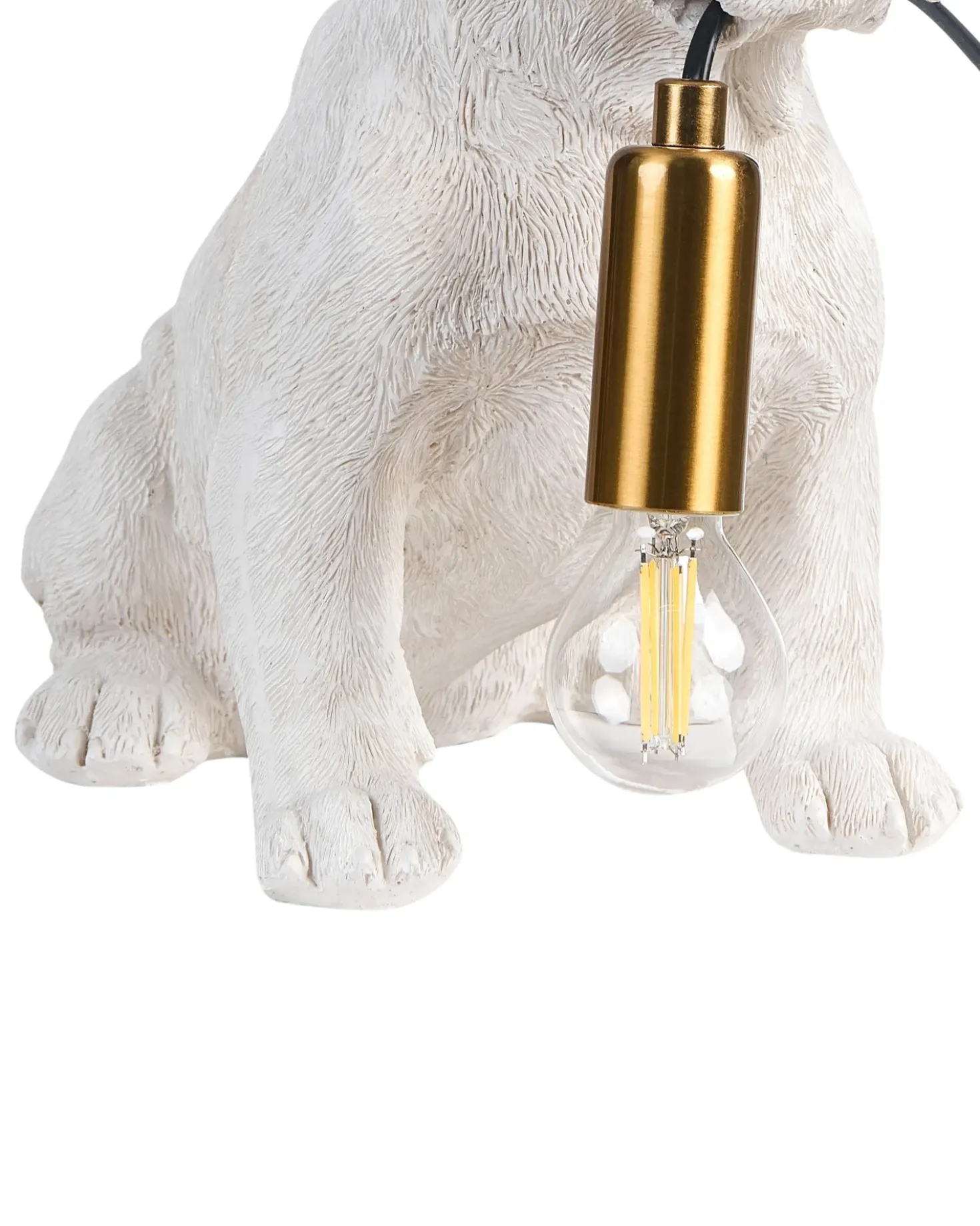 Lampada da tavolo Cane BRUNO Bianco