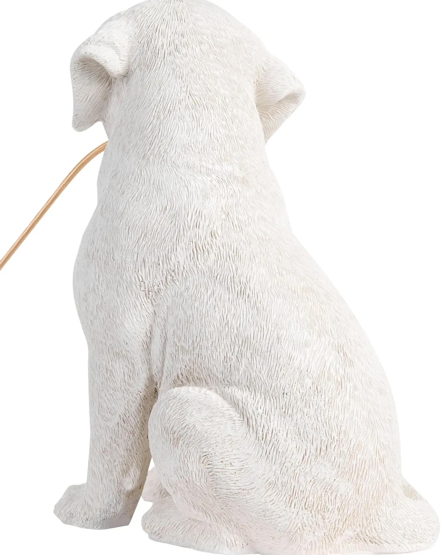 Lampada da tavolo Cane LUCKY Bianco