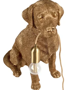 Lampada da tavolo Cane MARLEY Oro