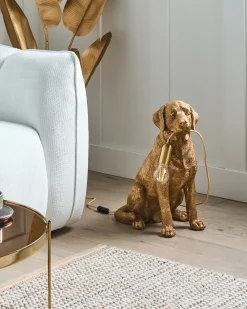 Lampada da tavolo Cane MARLEY Oro