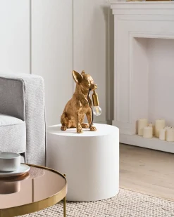 Lampada da tavolo Cane ROCCO Oro