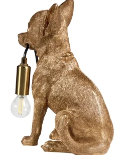 Lampada da tavolo Cane ROCCO Oro