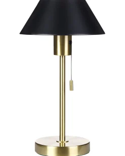 Lampada da tavolo CAPARO Metallo Nero/Oro