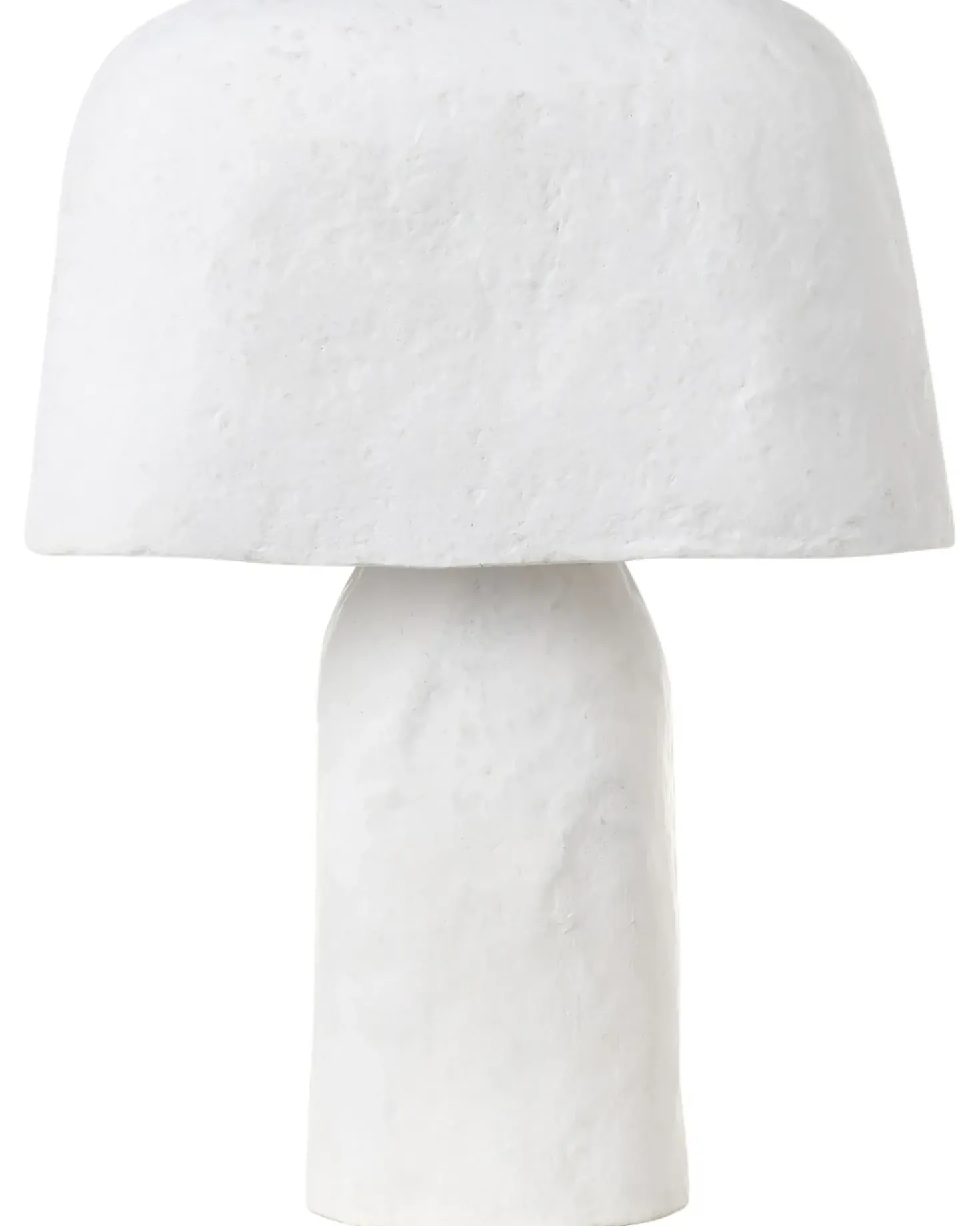 Lampada da tavolo CARRASCO Cartapesta Bianco