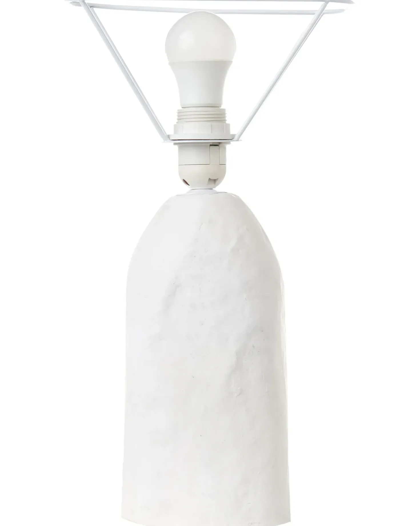 Lampada da tavolo CARRASCO Cartapesta Bianco