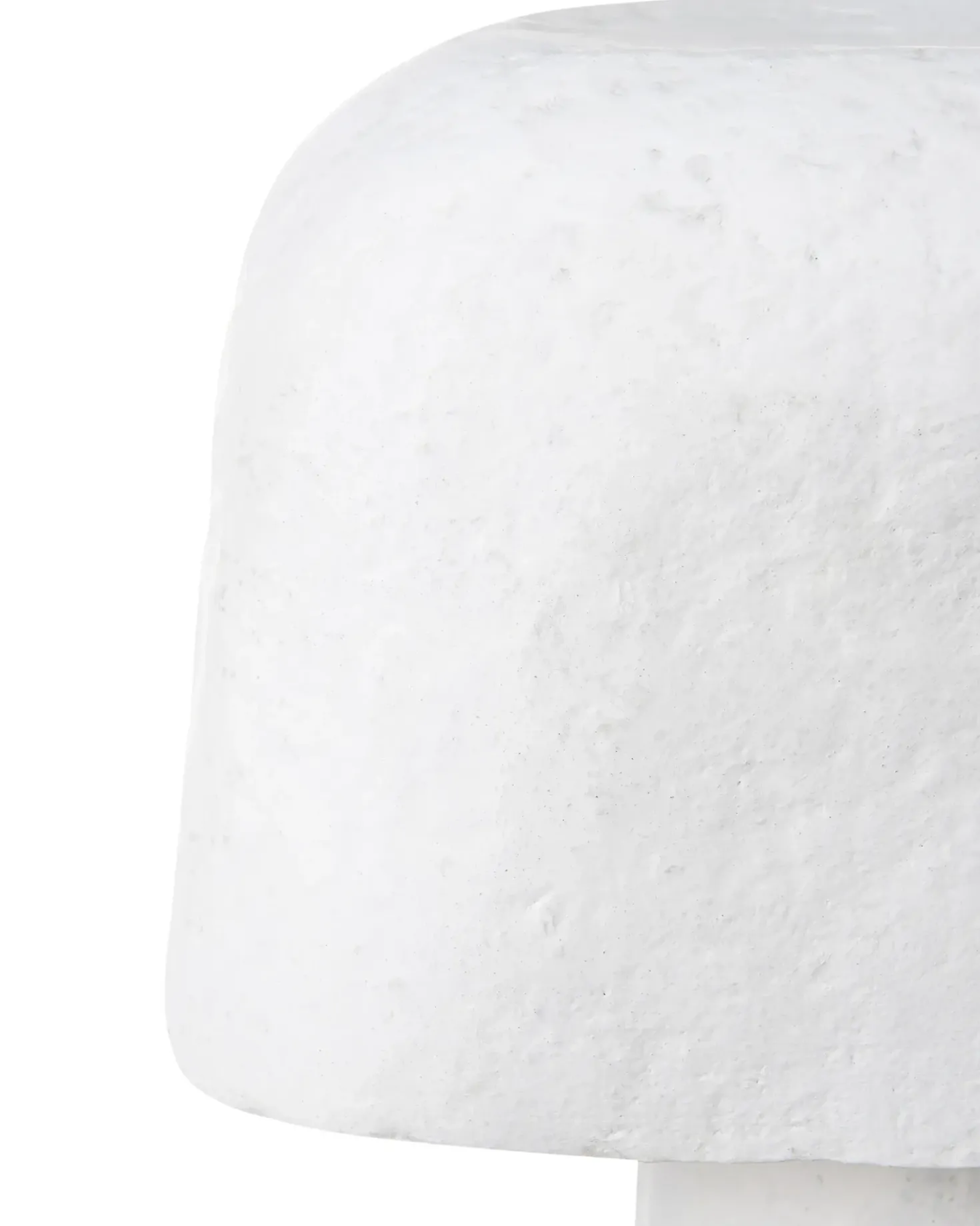 Lampada da tavolo CARRASCO Cartapesta Bianco
