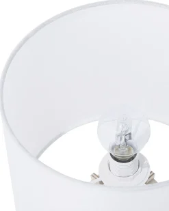 Lampada da tavolo CARRION Marrone/Bianco