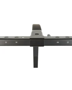 Lampada da tavolo con morsetto a LED AURIGA con sensore di movimento Metallo Nero