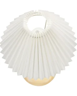 Lampada da tavolo COOKS Legno di quercia Marrone chiaro/Bianco