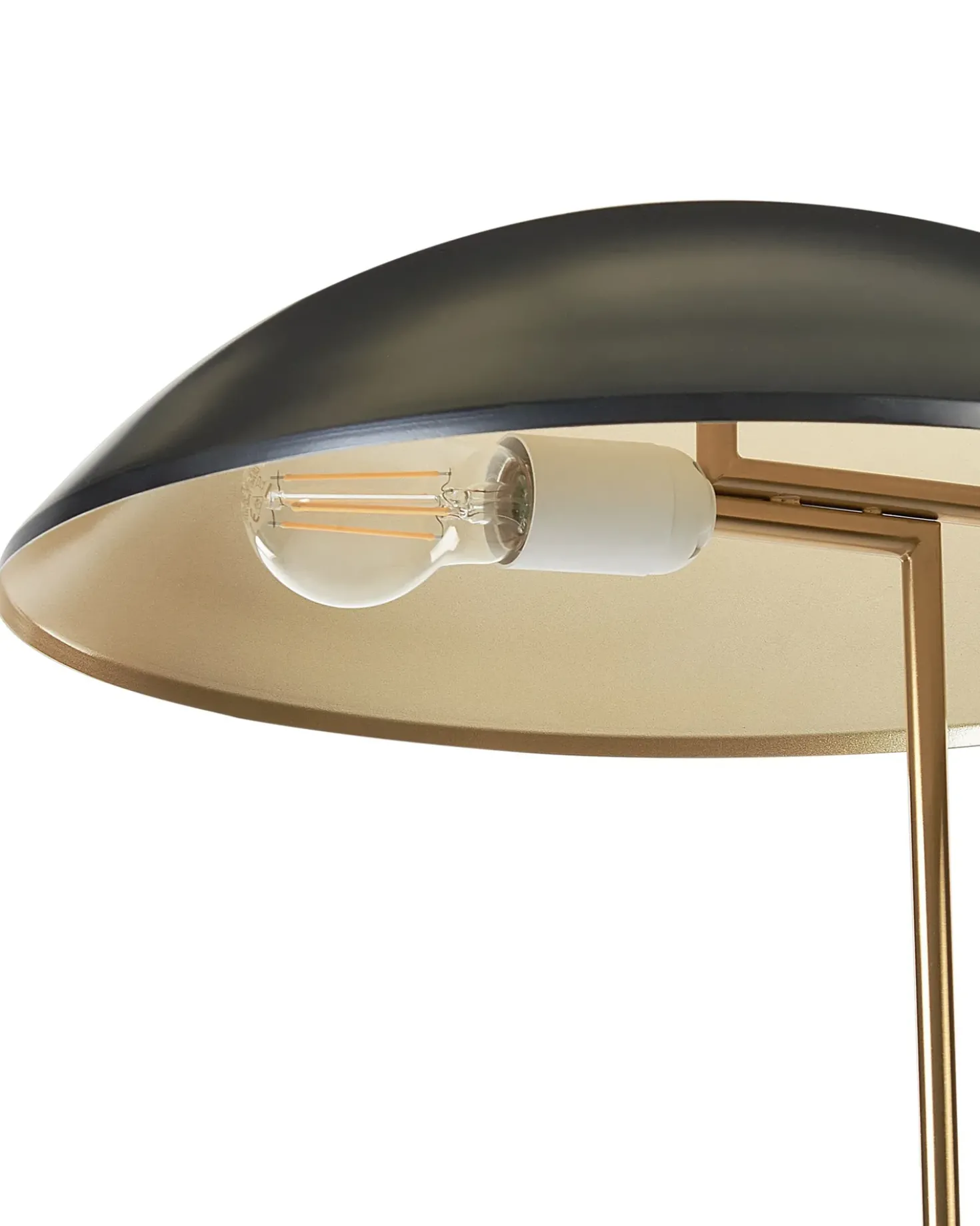 Lampada da tavolo DANTO Metallo Nero
