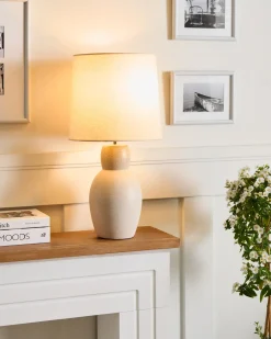 Lampada da tavolo DEDURU Ceramica Beige