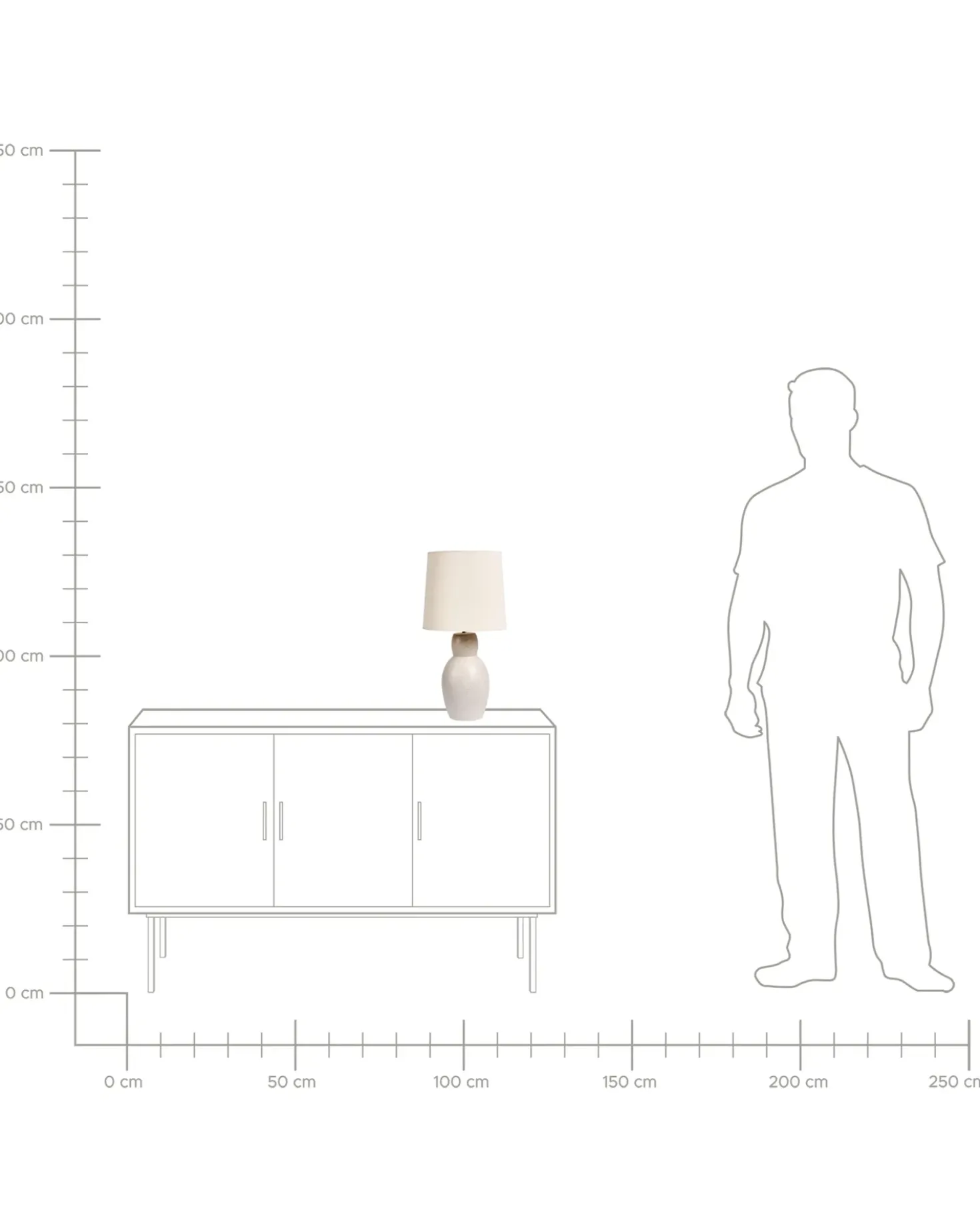 Lampada da tavolo DEDURU Ceramica Beige