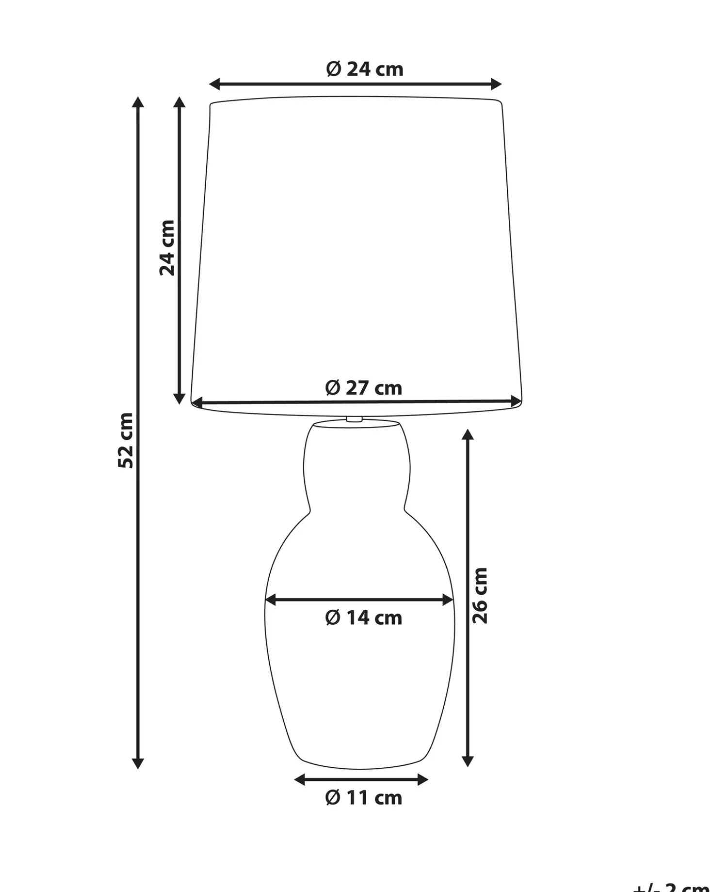 Lampada da tavolo DEDURU Ceramica Beige