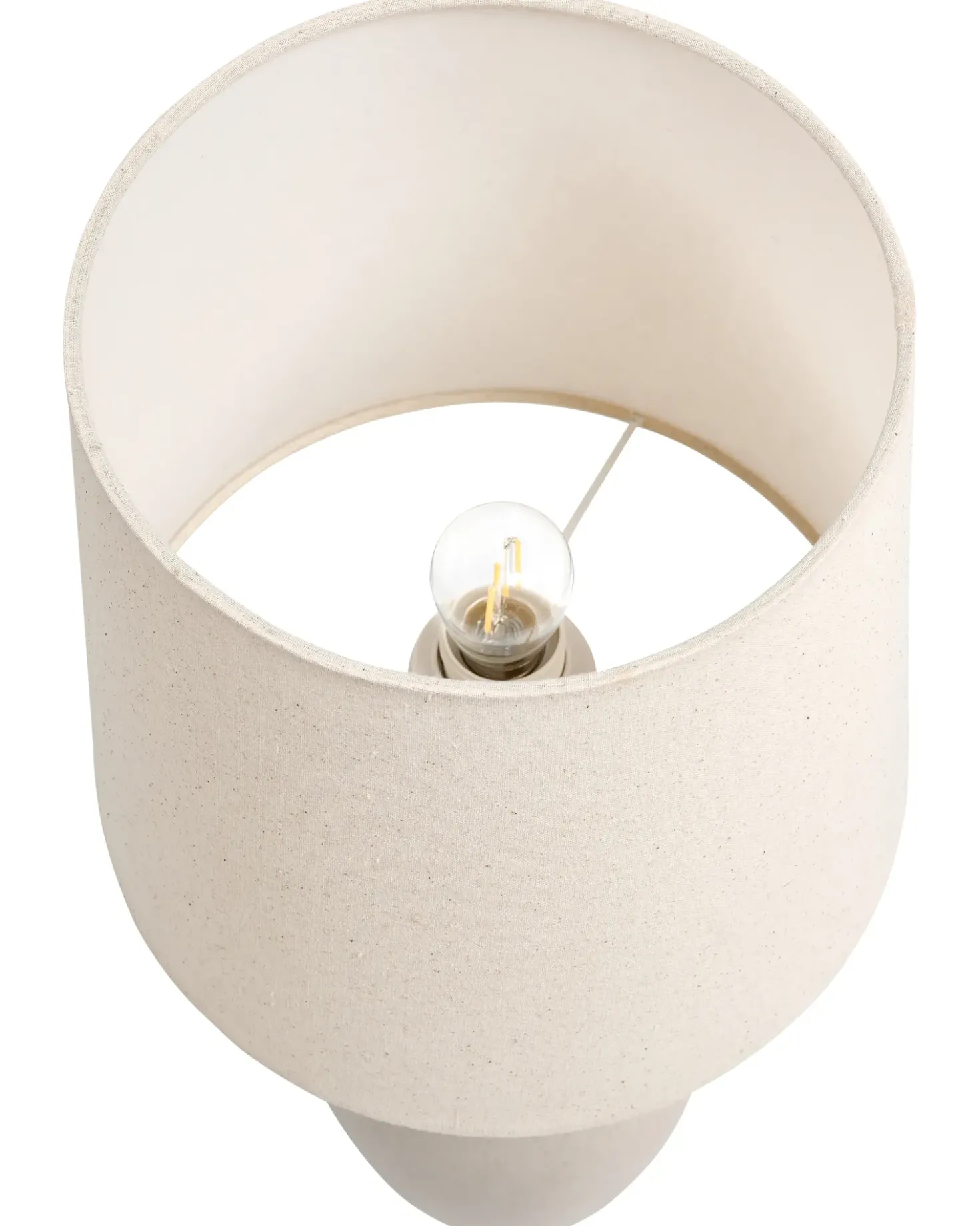 Lampada da tavolo DEDURU Ceramica Beige