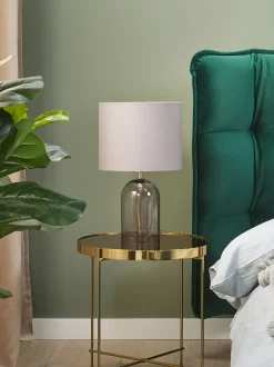 Lampada da tavolo DEVOLL Vetro Grigio