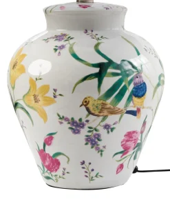 Lampada da tavolo DIOGO Porcellana Bianco