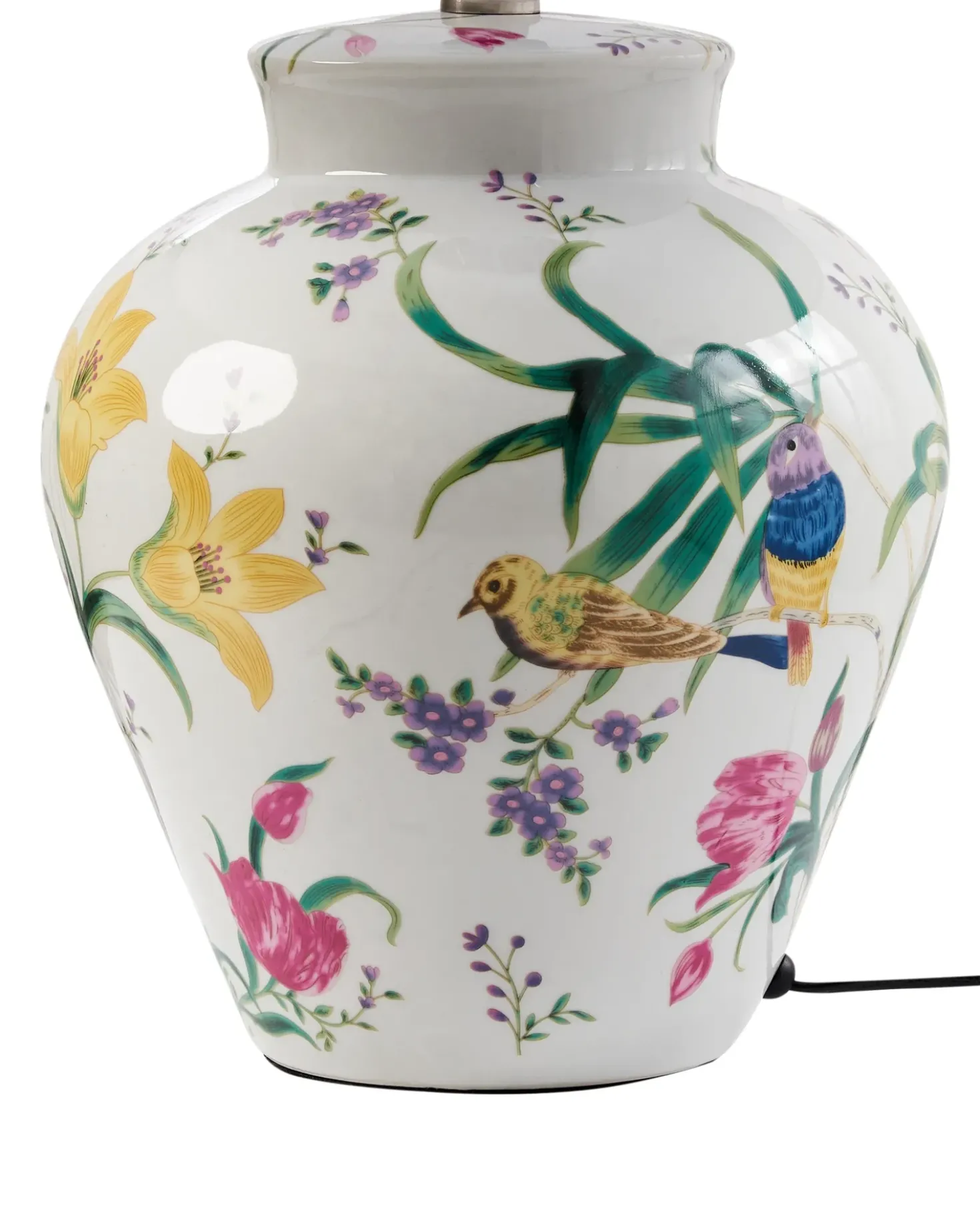 Lampada da tavolo DIOGO Porcellana Bianco