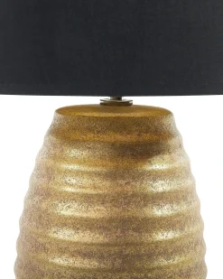 Lampada da tavolo EBRO Porcellana Oro