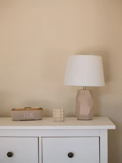 Lampada da tavolo ELIA Ceramica Rosa pastello