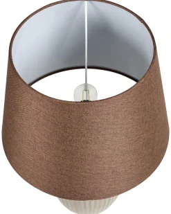 Lampada da tavolo FERGUS Ceramica Marrone