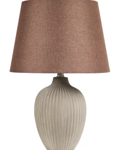 Lampada da tavolo FERGUS Ceramica Marrone