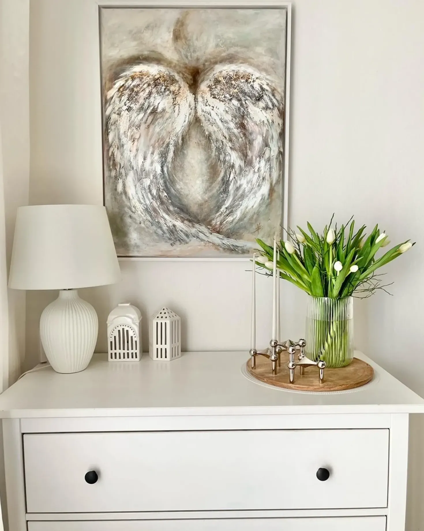 Lampada da tavolo FERGUS Ceramica Bianco