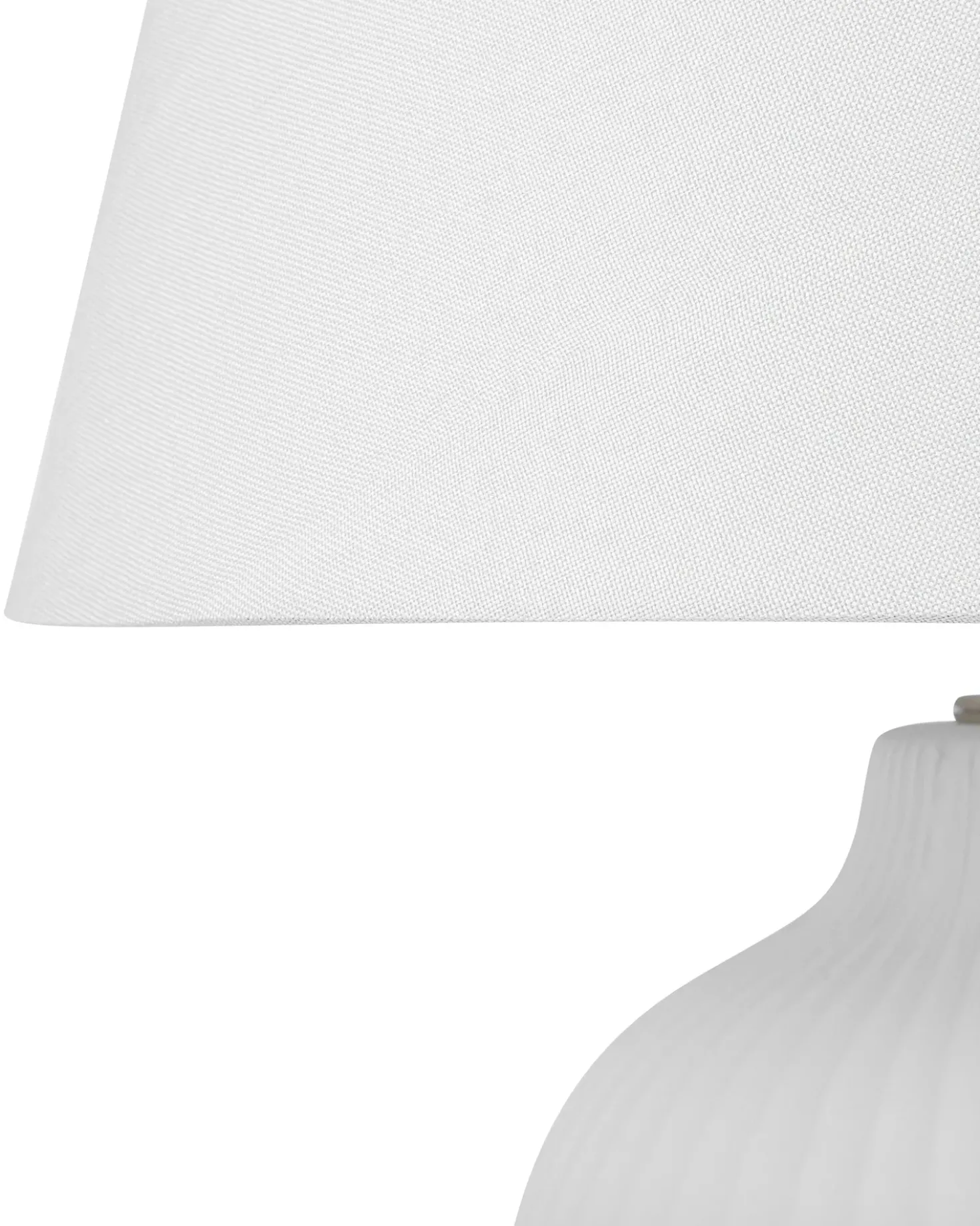 Lampada da tavolo FERGUS Ceramica Bianco