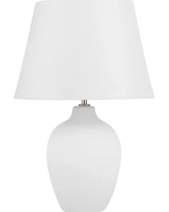 Lampada da tavolo FERGUS Ceramica Bianco