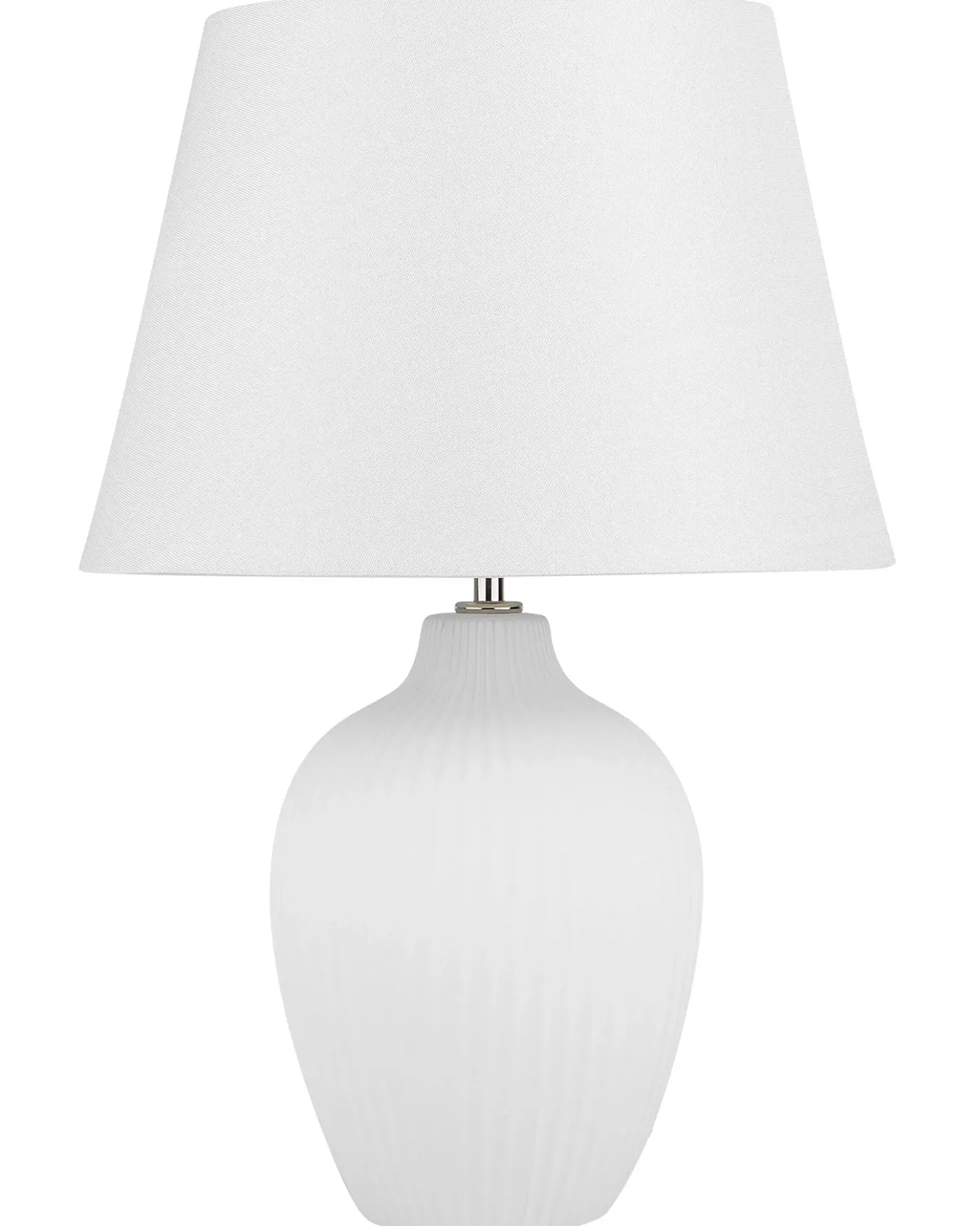 Lampada da tavolo FERGUS Ceramica Bianco