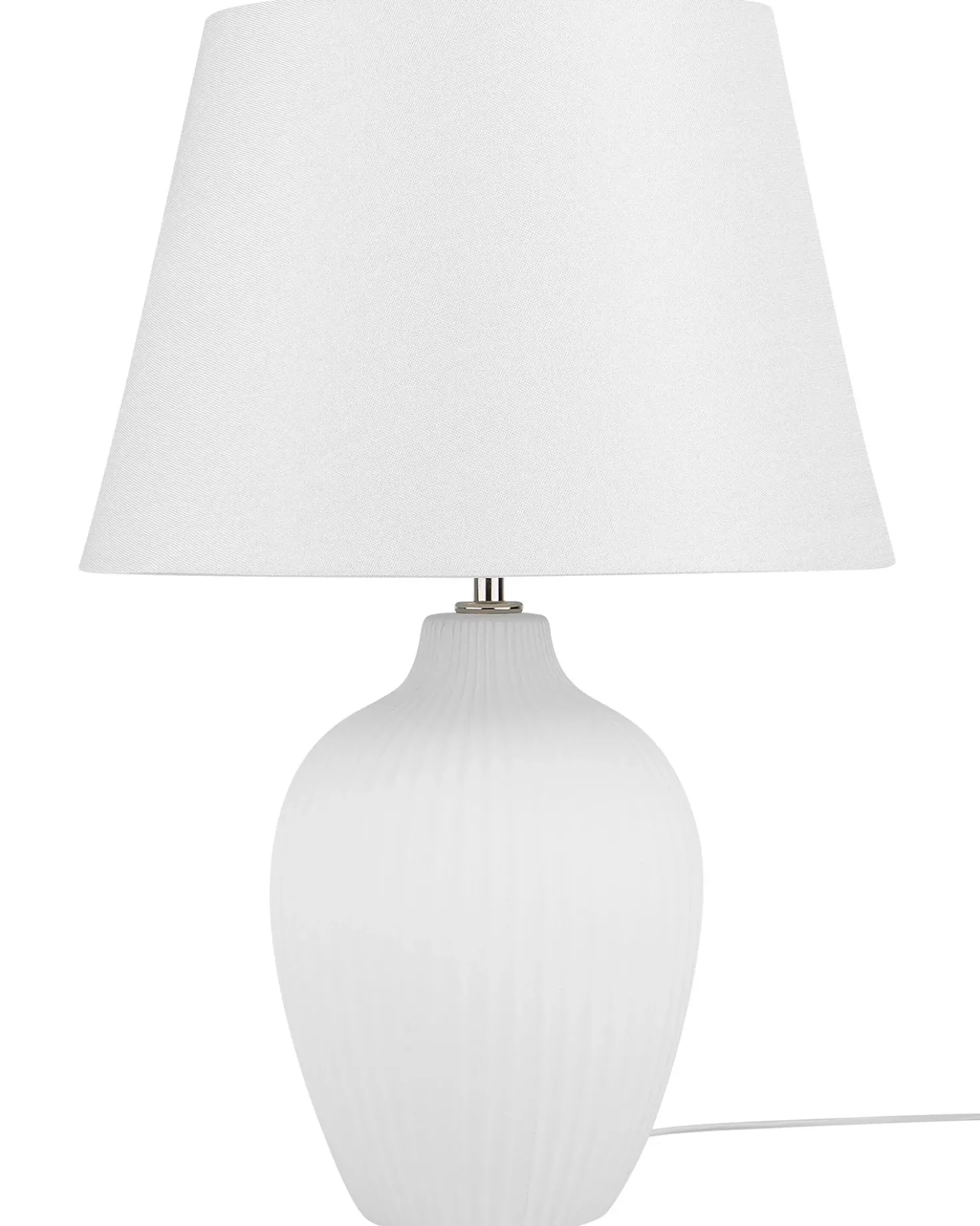Lampada da tavolo FERGUS Ceramica Bianco