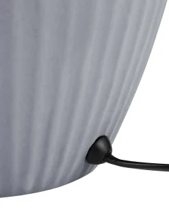 Lampada da tavolo FERGUS Ceramica Grigio