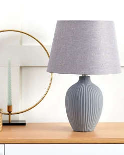 Lampada da tavolo FERGUS Ceramica Grigio